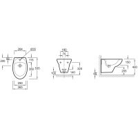 Биде Jacob Delafon Patio подвесное Белое арт-E4189-00 — фото 3, Биде подвесные