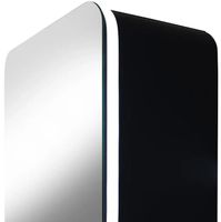 Зеркальный шкаф Континент Eltoro black LED 36 с подсветкой Черный арт-МВК112 — фото 13, Пеналы для ванной комнаты