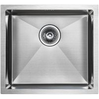 Кухонная мойка Paulmark Gerberg 48 Uni Брашированная сталь арт-PM254844-BS — фото 1, Кухонные мойки