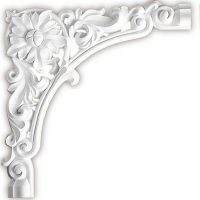 Угловой элемент Decomaster 20x300x300 мм арт-DP 304 C — фото 1, Молдинги