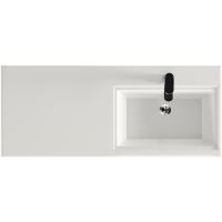 Тумба с раковиной Creto Cafor 120 R Белый глянец арт-19-W120R — фото 15, Тумбы с раковиной