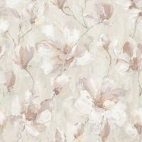 Обои Grandeco Avrora Винил на флизелине (1,06*10,05) Бежевый/Розовый, Цветы арт-A68301 — фото 1, Обои для стен