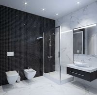 Керамическая мозаика StarMosaic Wild Stone Black Polished JMST034 30,5x30,5 см арт-С0003480 — фото 5, Мозаика