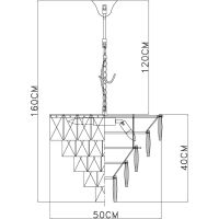 Товар: Люстра Divinare Chara Прозрачная Хром арт-3508/02 LM-6 - фото 6 Люстра Divinare Chara Прозрачная Хром арт-3508/02 LM-6 — фото 6, Люстры