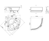 Акриловая ванна Ravak Gentiana 140х140 без гидромассажа арт-CF01000000 — фото 5, Акриловые ванны