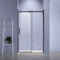 Душевая дверь Vincea Como-N 120 профиль Черный стекло прозрачное арт-VDS-4CN120CLB — фото 2, Раздвижные душевые двери