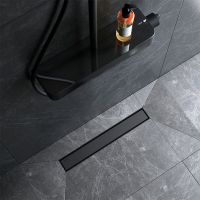 Душевой лоток AM.PM MasterFlow 50 с Черной матовой решеткой / под плитку Tile арт-W01SC-U11-050-04BM — фото 15, Душевые лотки