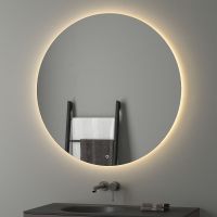 Зеркало Evoform Ledshine d100 с подсветкой 27 W - сенсорный выключатель - теплый белый свет арт-BY 2657 — фото 1, Зеркала в ванную комнату