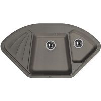 Кухонная мойка Florentina Капри-1060 Черная арт-20.185.J1060.102 — фото 1, Кухонные мойки