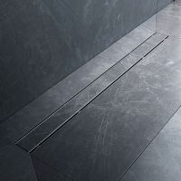 Душевой лоток AM.PM PrimeFlow 90 с решеткой Хром матовый / под плитку Tile арт-W02SC-U11-090-04SB — фото 13, Душевые лотки