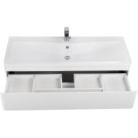 Тумба под раковину BelBagno 120 подвесная Bianco Lucido арт-ALBANO-1200-2C-SO-BL — фото 8, Тумбы под раковину