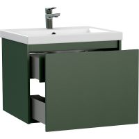 Тумба под раковину Cersanit Grande 60 подвесная Зеленая арт-64302 — фото 3, Тумбы под раковину