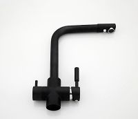 Смеситель для кухни Frap Черный матовый арт-F4352-7 — фото 3, Смесители для кухни