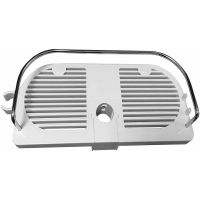 Товар: Полка корзина Frap Белая арт-F339 - фото 2 Полка корзина Frap Белая арт-F339 — фото 2, Полки для ванной и душа