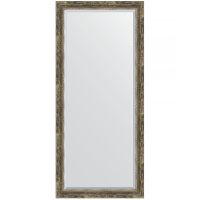 Зеркало Evoform Exclusive 163х73 с фацетом в багетной раме - Старое дерево с плетением 70 мм арт-BY 3590 — фото 1, Зеркала в ванную комнату