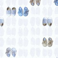 Обои детские AS Creation Little Stars Винил на флизелине (0,53*10,05) Серый/Голубой, Абстракция арт-35862-2 — фото 1, Обои для стен