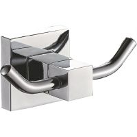 Двойной крючок Haiba Хром арт-HB8605-2 — фото 1, Крючки для полотенец