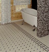 Керамогранит Top Cer Octagon White/Black Dots 30x30 см арт-OCT16 DOT14 — фото 2, Керамогранит