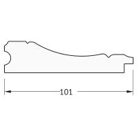 Зеркало Evoform Definite 143х83 в багетной раме - Вензель серебряный 101 мм арт-BY 3320 — фото 6, Зеркала в ванную комнату