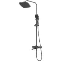 Товар: Душевая система Grossman Alba Хром Черная арт-500.K35.06.100/210 - фото 1 Душевая система Grossman Alba Хром Черная арт-500.K35.06.100/210 — фото 1, Душевые стойки