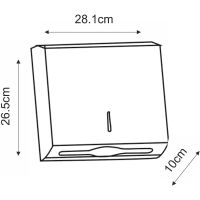 Товар: Диспенсер бумажных полотенец WasserKRAFT Хром матовый арт-K-10091 - фото 4 Диспенсер бумажных полотенец WasserKRAFT Хром матовый арт-K-10091 — фото 4, Диспенсеры бумажных полотенец
