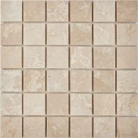 Каменная мозаика Pixmosaic Cream marfil 30,5x30,5 см арт-PIX233 — фото 1, Мозаика