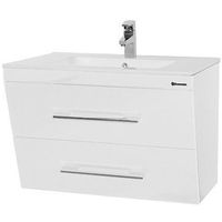 Тумба под раковину Bellezza Берта 90 подвесная Белая арт-4635215510011 — фото 1, Тумбы под раковину