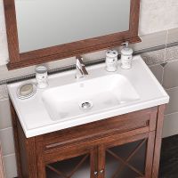 Тумба под раковину Opadiris Палермо 80 Светлый орех арт-00-00002354 — фото 6, Тумбы под раковину