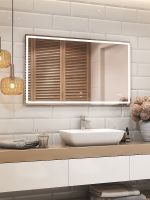 Товар: Зеркало Vigo Geometry Comfort 120 с подсветкой с сенсорным выключателем арт-z.GEO.120.Comfort - фото 2 Зеркало Vigo Geometry Comfort 120 с подсветкой с сенсорным выключателем арт-z.GEO.120.Comfort — фото 2, Зеркала в ванную комнату