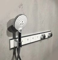 Смеситель для душа Hansgrohe RainSelect с термостатом Белый Хром арт-15357400 — фото 4, Смеситель для душа