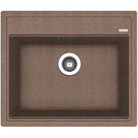 Кухонная мойка Florentina Липси-600 Коричневая арт-20.120.D0600.105 — фото 1, Кухонные мойки