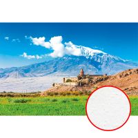 Фреска Ortograf Горы 30926 Фактура бархат FX Флизелин (4*2,7) Зеленый/Бежевый/Голубой, Горы/Замки/Пейзаж арт-30926 (бархат FX) — фото 1, Фрески