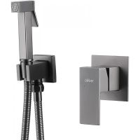 Гигиенический душ со смесителем Abber Daheim Никель арт-AF8225NG — фото 1, Гигиенические души