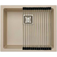 Кухонная мойка Alveus Granital+ Quadrix 50 Pebble G02M 560x460x200 Галька арт-1108035 — фото 2, Кухонные мойки