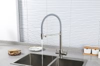 Смеситель для кухни Gappo Нержавеющая сталь Серый арт-G4399-5 — фото 2, Смесители для кухни