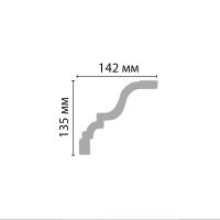 Карниз Decomaster 2400x135x142 мм арт-96271 — фото 2, Карнизы