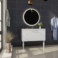 Товар: Тумба с раковиной SanVit Эмми 80 Белая матовая арт-kemmy080 - фото 10 Тумба с раковиной SanVit Эмми 80 Белая матовая арт-kemmy080 — фото 10, Тумбы с раковиной