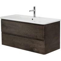 Тумба под раковину BelBagno 105 подвесная Robere Nature Grigio арт-ALBANO-CER-1050-2C-SO-RNG — фото 2, Тумбы под раковину