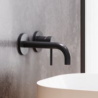 Смеситель для раковины Damixa Scandinavian Pure Черный матовый арт-360260300 — фото 2, Смесители для раковины