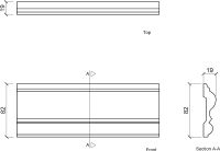 Молдинг гибкий Европласт 1.51.303 2000x82x19 мм арт-1.51.303 (гибкий) — фото 3, Молдинги