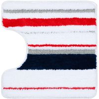 Коврик для туалета Fixsen Tomy 45х45 Красный Белый арт-FX-5010U — фото 1, Коврики для ванной комнаты