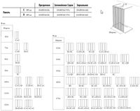 Душевая стенка Jacob Delafon Nouvelle Vague 30 профиль Черный матовый стекло тонированное арт-E94WI30-VTG — фото 5, Боковые стенки