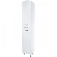 Шкаф пенал Bellezza Амелия 35 с бельевой корзиной L Белый арт-4620304082012 — фото 1, Пеналы для ванной комнаты