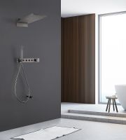 Душевая система Abber Rund с термостатом Никель арт-AF8753NG — фото 2, Встраиваемые душевые комплекты