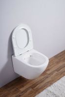 Унитаз Esbano Azalea подвесной Белый глянцевый с сиденьем Микролифт арт-ESUPAZALW — фото 8, Подвесные унитазы