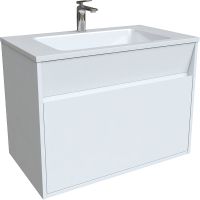 Тумба с раковиной Iddis Esper 80 подвесная Белая арт-ESP80W0i95K — фото 1, Тумбы с раковиной