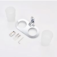 Стакан для зубных щеток Raglo двойной Хром арт-R300.08 — фото 10, Стаканы для зубных щеток