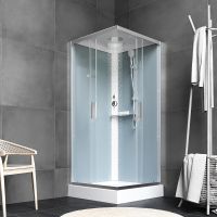 Душевая кабина AM.PM Gem 90х90 без гидромассажа арт-W90C-403-090MT — фото 2, Душевые кабины