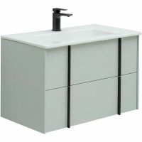 Тумба под раковину Allen Brau Reality 80 подвесная Папирус матовый арт-1.32005.PWM — фото 10, Тумбы под раковину