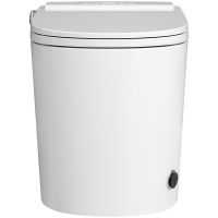 Унитаз биде Abber Bequem приставной с сиденьем Микролифт арт-AC1117S — фото 2, Умные унитазы